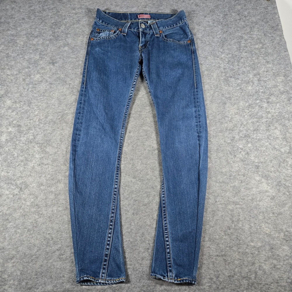 Y2K Levi's Womens Blue Type 1 Tough Boot Jeans 5M